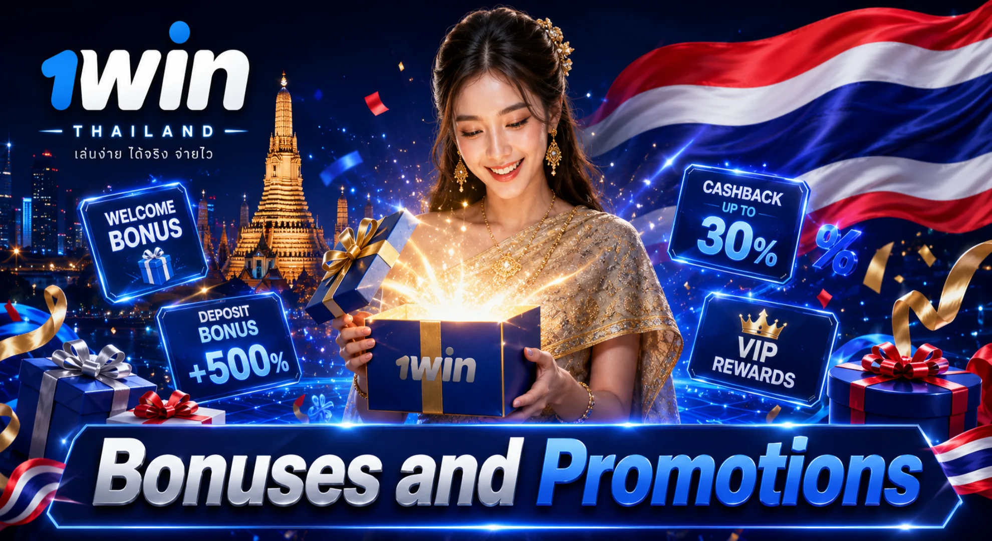 1win bonuses and promotions for thai players